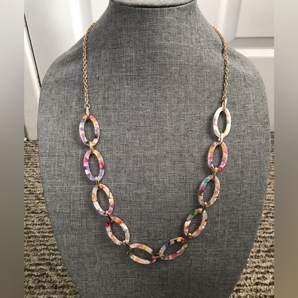 Bocar Statement Colorful Necklace. New.